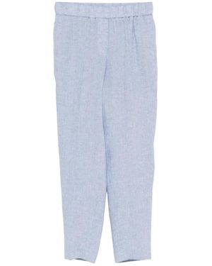 Peserico Straight Trousers - Blue