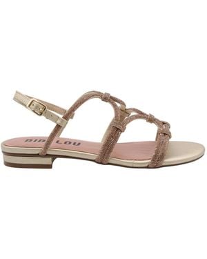 Bibi Lou Flat Sandals - Metallic
