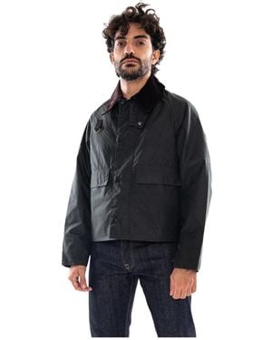Barbour Jassen ,Groen ,Katoen Sl Spey Jacket - Zwart