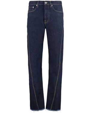 Lanvin Twisted Denim Jeans - Blauw