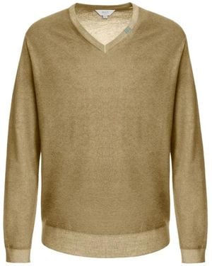 Malo V-Neck Knitwear - Verde