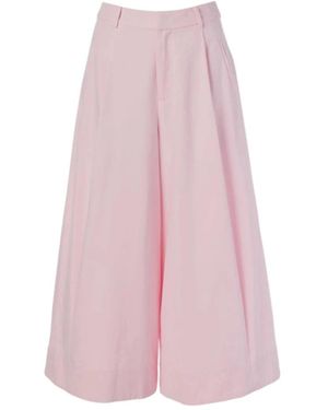 JC Sophie Wide Trousers - Rose