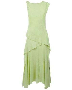 Ganni Midi Dresses - Verde