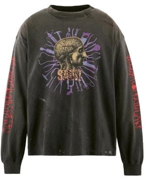 SAINT Mxxxxxx Long Sleeve Tops - Green