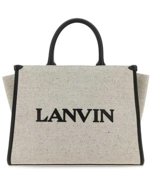 Lanvin Shopping Bags - Metallic