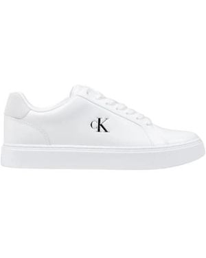 Calvin Klein Minimalistische Herren-Sneaker - Weiß