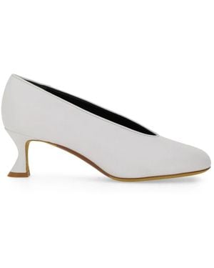 Moschino Court Shoes - Metallic
