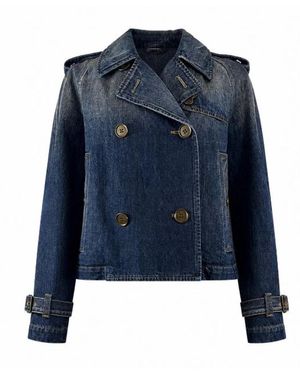 Burberry Denim Jackets - Azul