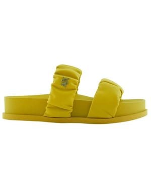ARMANI EXCHANGE Sliders - Geel