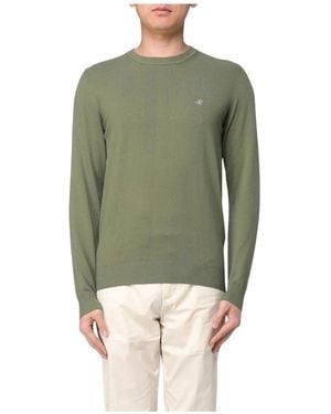 Brooksfield Round-Neck Knitwear - Verde