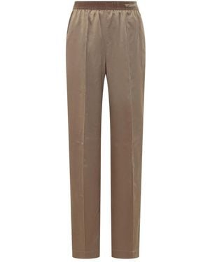 Tom Ford Straight Trousers - Gris