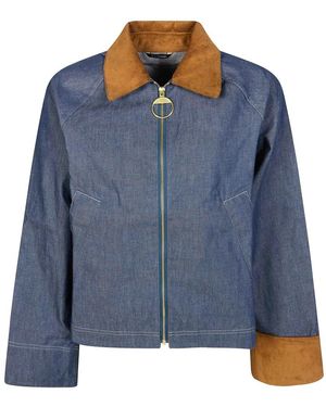 Barbour Freckleton Showerproof Corto Denim - Blau