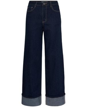 Kaffe Wide Jeans - Blu