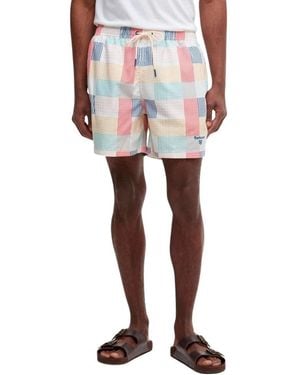Barbour Patch Badeshorts - Mehrfarbig