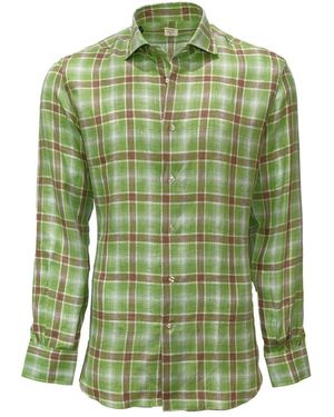 Mazzarelli Casual Shirts - Green