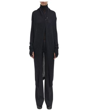 Isabel Benenato Long Knitwear - Black