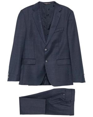HUGO Single Breasted Suits - Blue