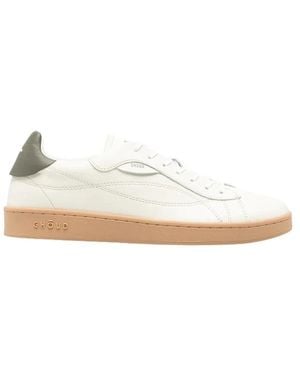 GHŌUD Schoenen ,Wit ,Leer Logo-Print Panelled Sneakers - Naturel
