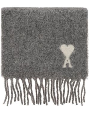 Ami Paris Winter Scarves - Gris