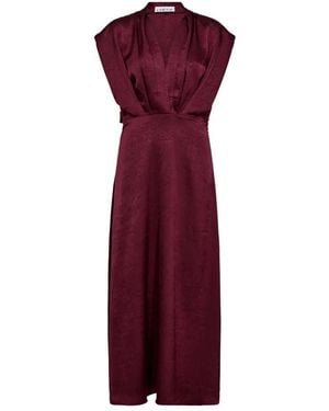Haute L'Amitié Midi Dresses - Red