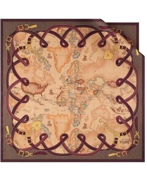 Alviero Martini 1A Classe Foulard 90X90 - Bruin