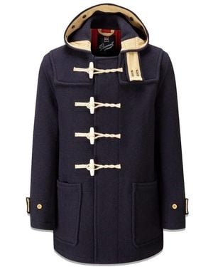 Gloverall Union Jack Mid Monty Duffle Coat - Blauw