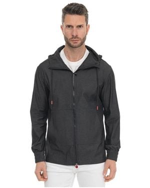 Kiton Zip-Throughs - Black