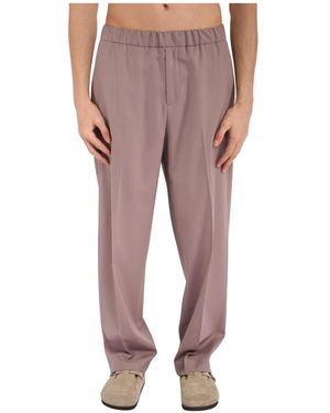 Costumein Straight Trousers - Grey