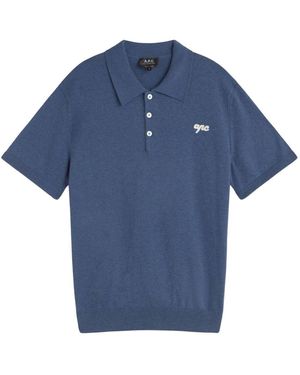 A.P.C. Zeitloses Gregorio Polo-Shirt - Blau