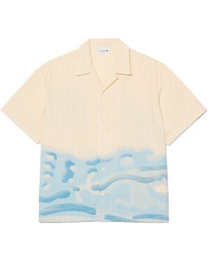 Lacoste Short Sleeve Shirts - Blue