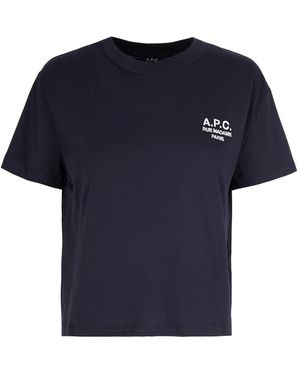 A.P.C. T-Shirts - Blue