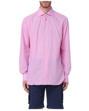 Kiton Casual Shirts - Purple