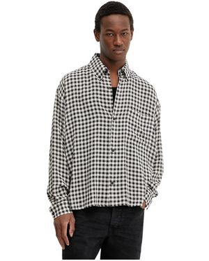 Won Hundred Button-Down Hemd - Grau