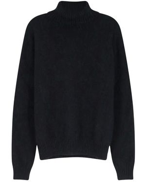Ami Paris De Coeur Turtleneck Sweater - Zwart