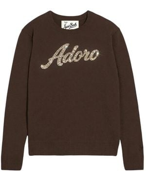 MC2 Saint Barth Round-Neck Knitwear - Marrón