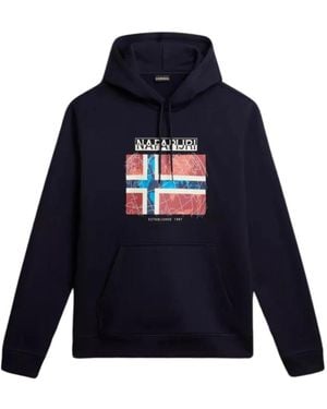 Napapijri Hoodies - Blue