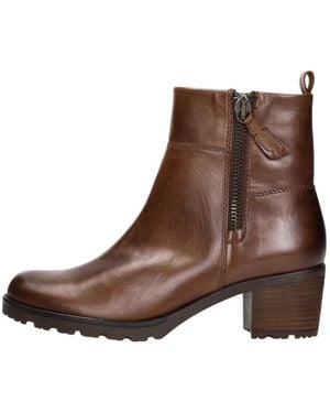 Gabor Heeled Boots - Marron
