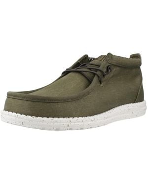 HEYDUDE Lace-Up Boots - Verde