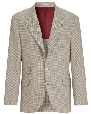 Brunello Cucinelli Cavallo Blazer - Bruin