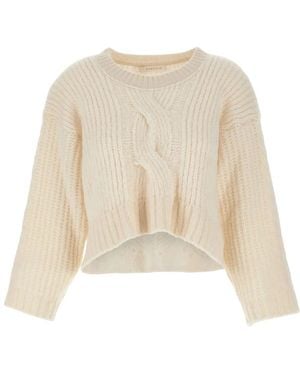 Maurizio Mykonos Round-Neck Knitwear - Neutre