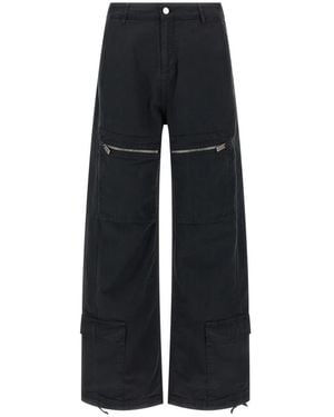 44 Label Group Wide Trousers - Black