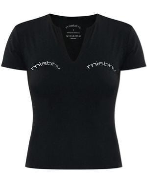 MISBHV T-Shirt Met Logo - Zwart