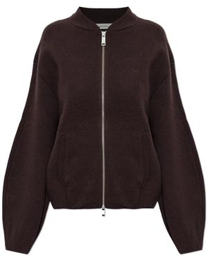 Gestuz Truien & Vesten ,Bruin ,Wol Gzvictora Vest - Zwart
