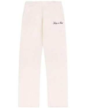 Sporty & Rich Straight Trousers - Rosa