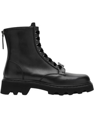 Roger Vivier Lace-Up Boots - Negro