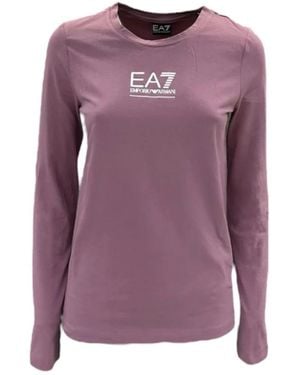EA7 Long Sleeve Tops - Purple