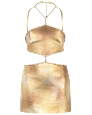 Roberto Cavalli Party Dresses - Metallic