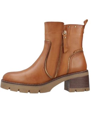 Carmela Heeled Boots - Marrón