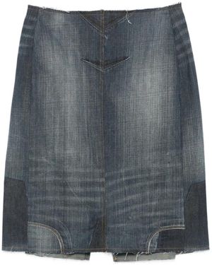 Facon Jacmin Denim Skirts - Grey