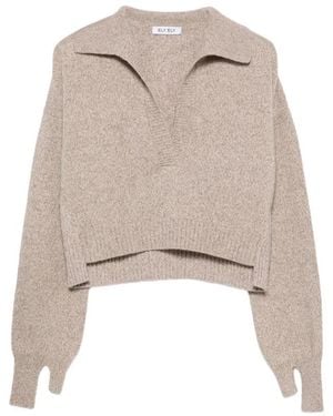 ELY ELY V-Neck Knitwear - Neutro